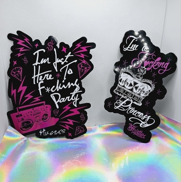 Y2K Hustler Pink Party Princess Magnets - Picture 3 of 7